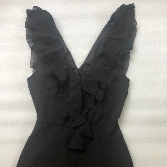 C/MEO Collective Black Ruffle Romper Playsuit - Picture 11 of 15